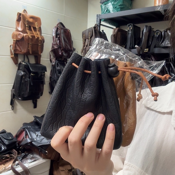 头层牛皮钱包子钱袋