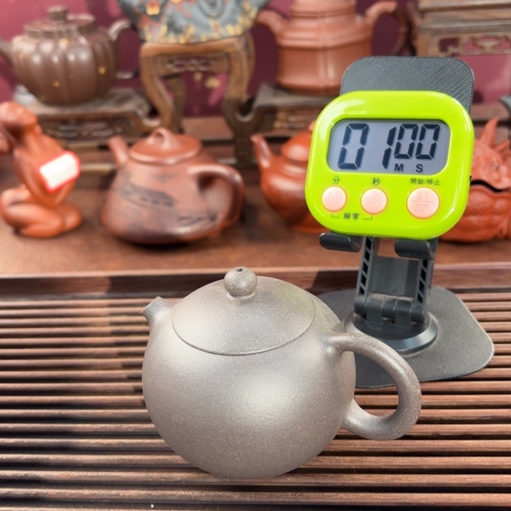 小***飞紫砂茶壶宜兴原矿天青200