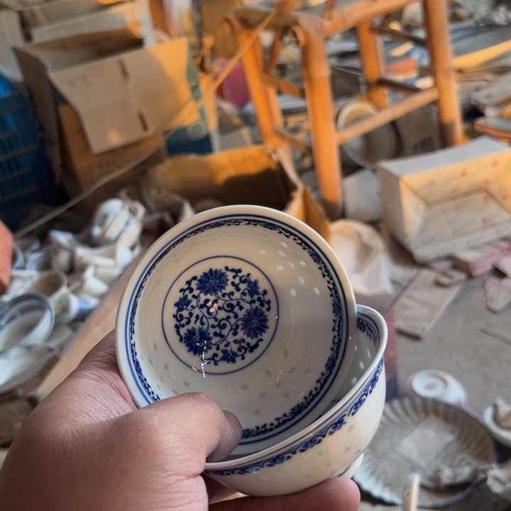 陶碗景德镇高温细白瓷