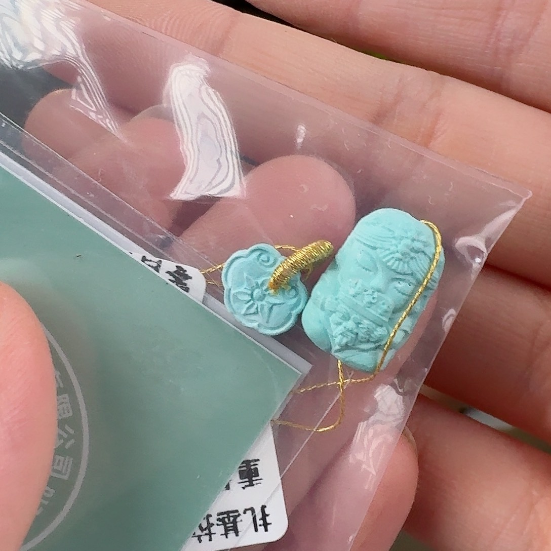 绿松石珠宝奇石未镶嵌