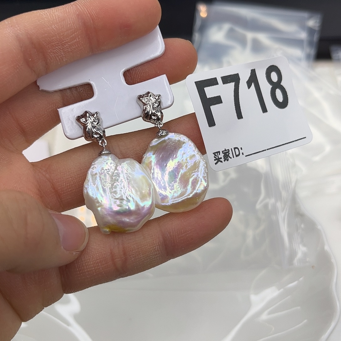 耳饰合金淡水珍珠