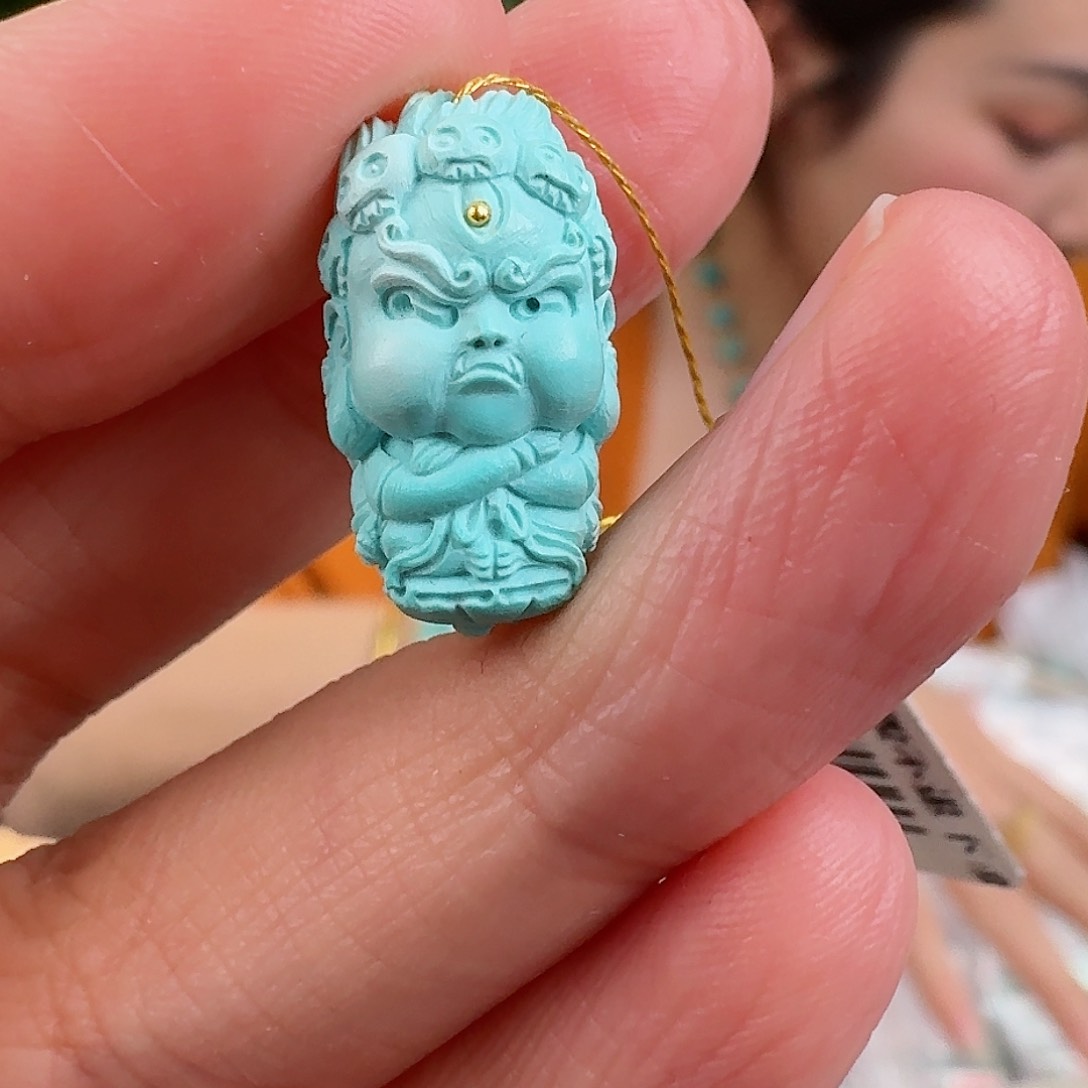 绿松石珠宝奇石未镶嵌