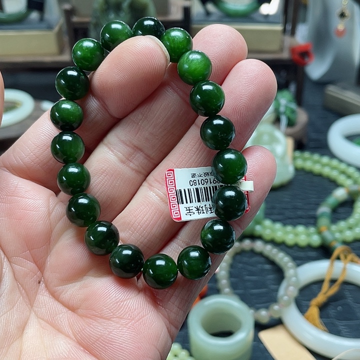 和田玉手串未镶嵌禾*