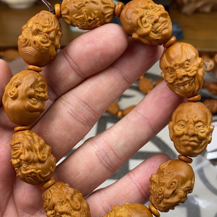 橄榄核手串/手链橄榄核雕工艺手串