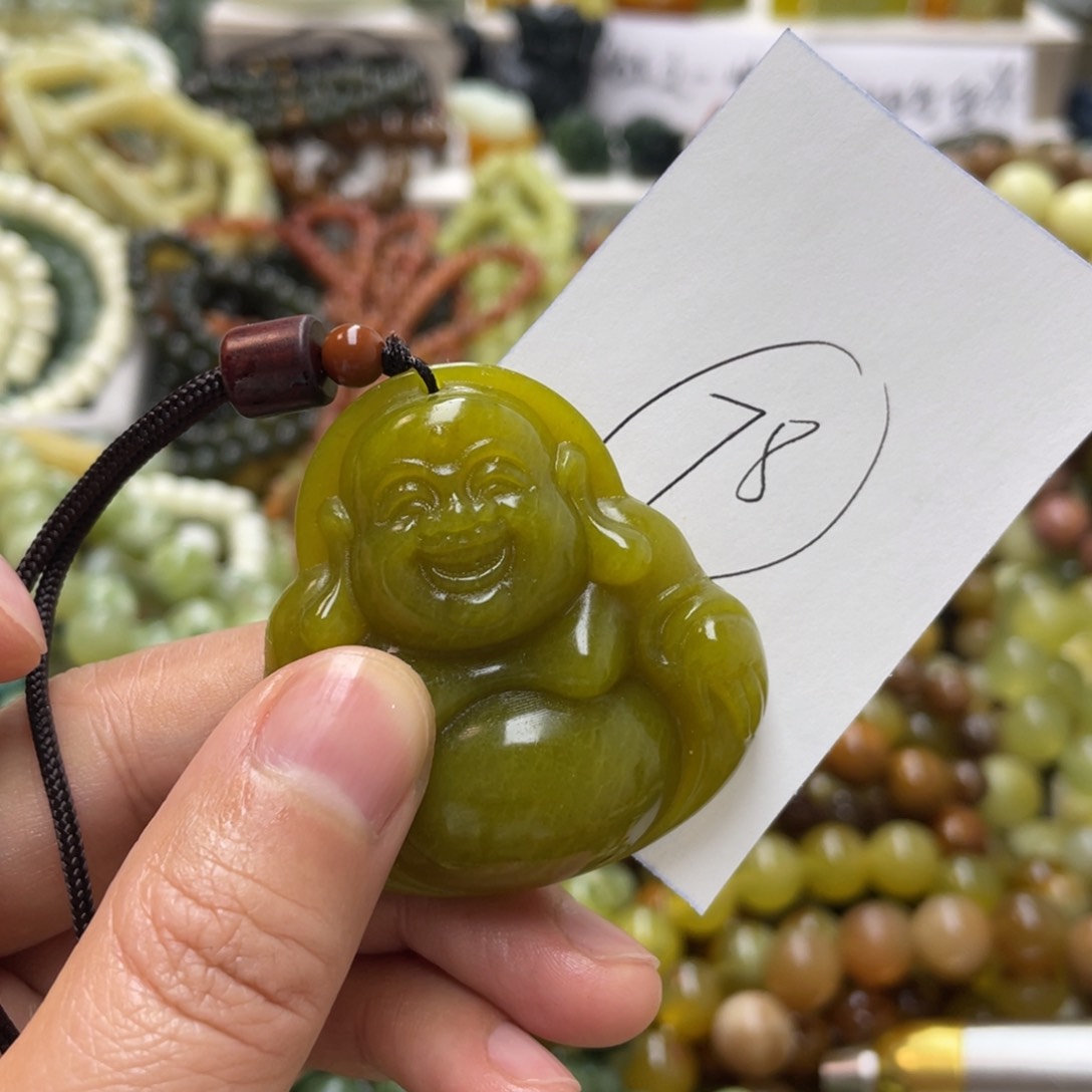 蛇纹石玉手链未镶嵌