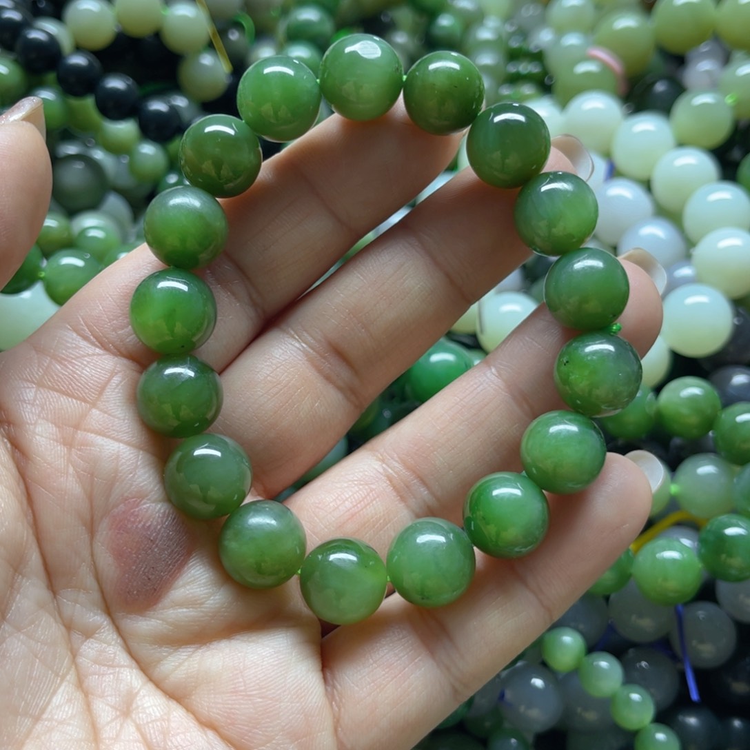 和田玉手链未镶嵌