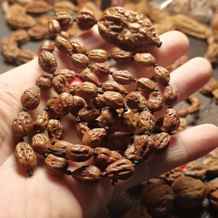 文玩核桃手串用****2东北秋子异型籽30