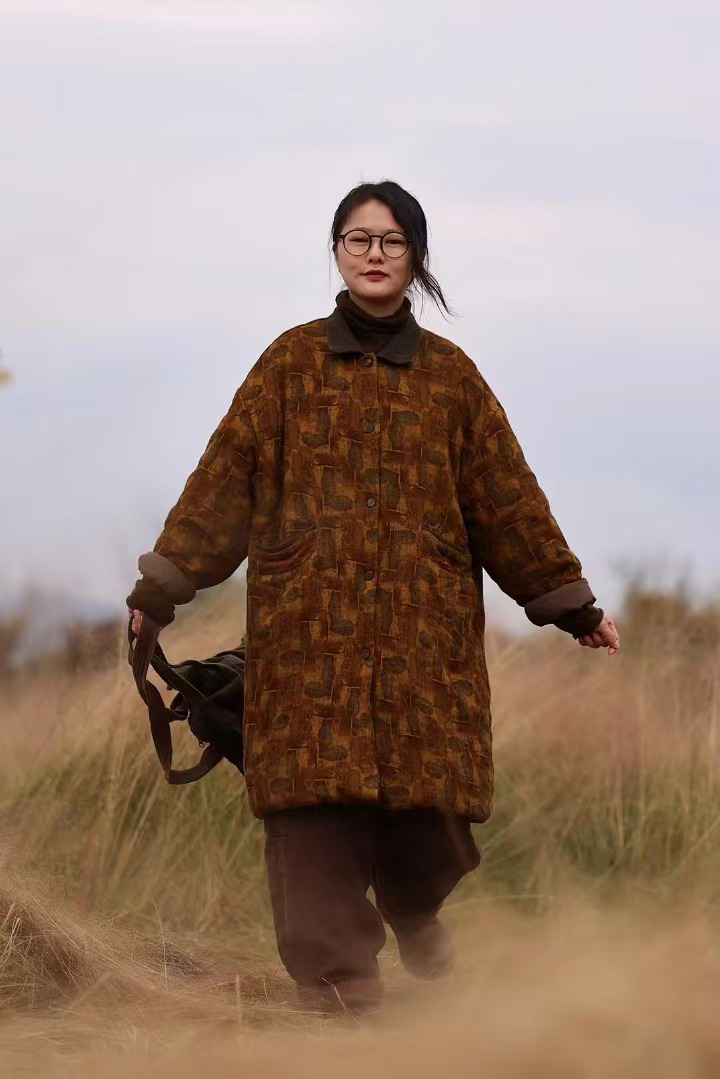 革会分享衣路家棉袄均码