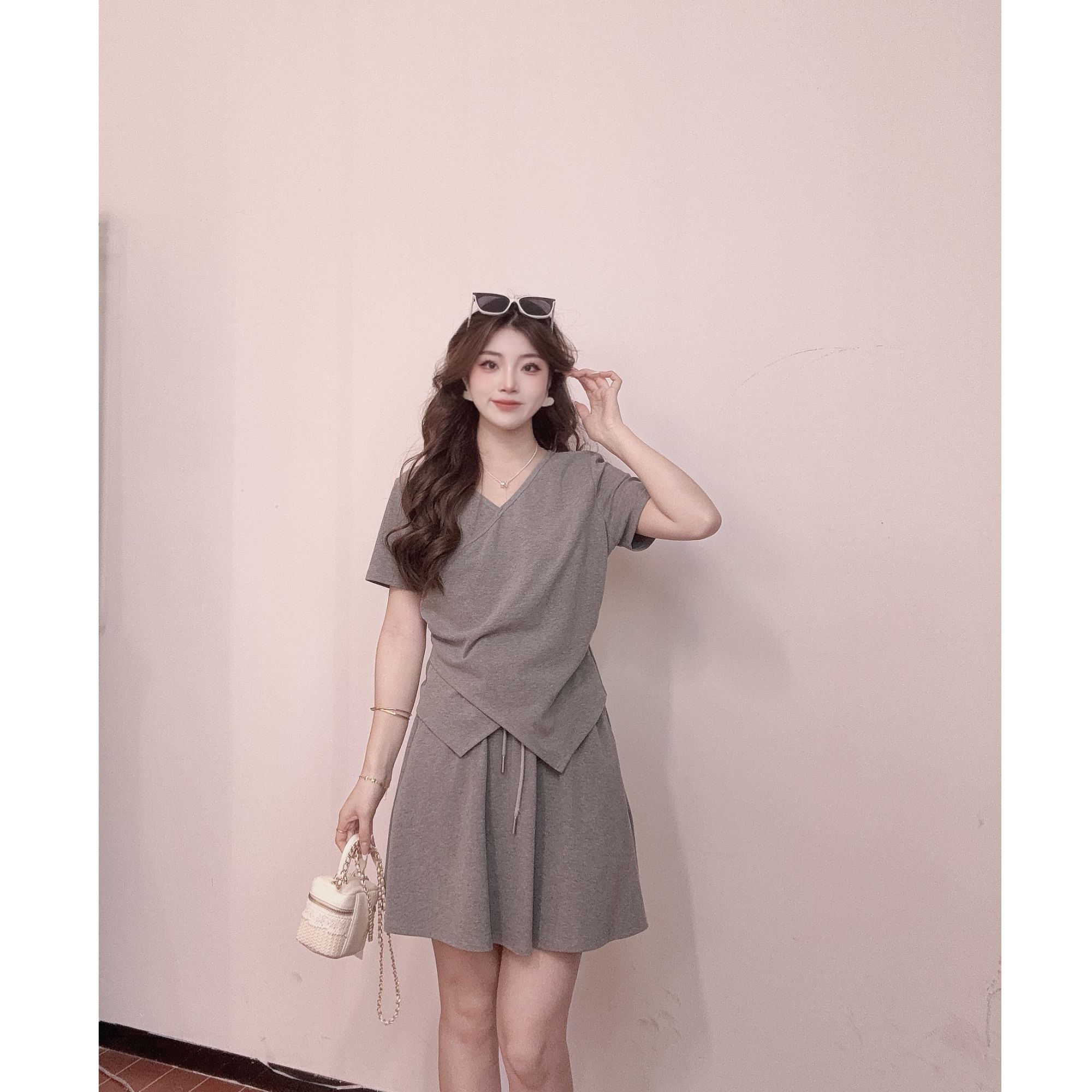 IEF/爱依服2025年夏季新款显瘦两件套装（测款）