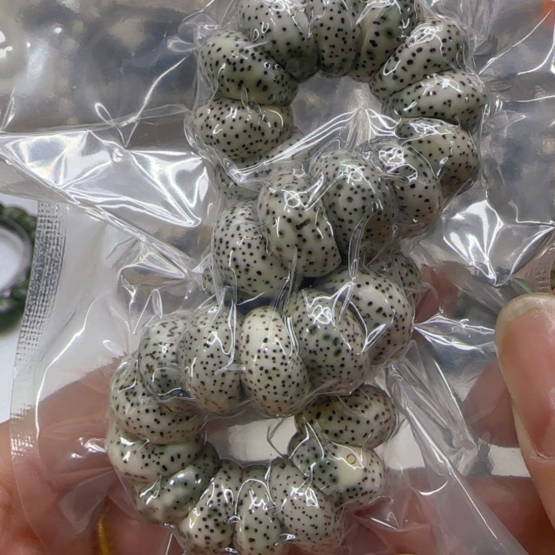 星月菩提手串163傲世石玉星月菩提1.4蒜瓣猪大肠单圈