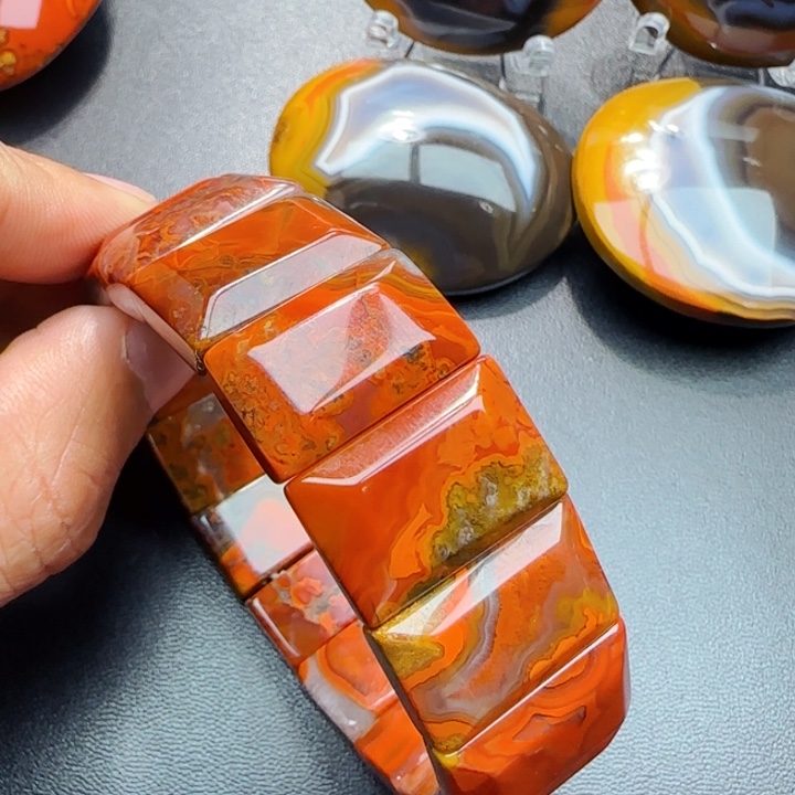 玛瑙/玉髓战国红未镶嵌用****1