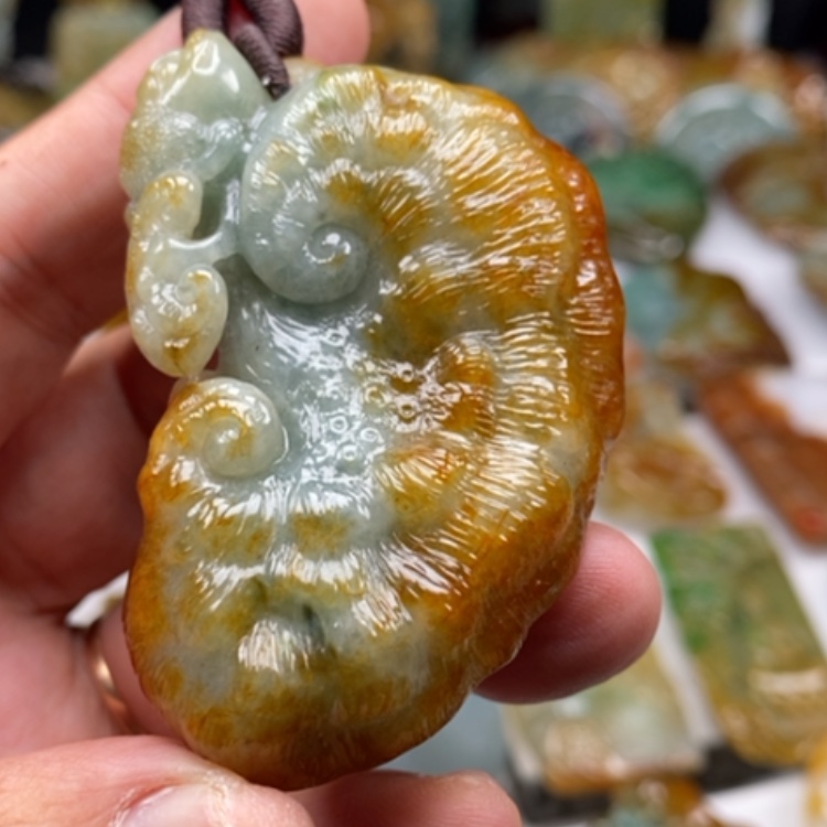 【闪购商品】翡翠颈饰未镶嵌缅甸翡翠A货吊坠