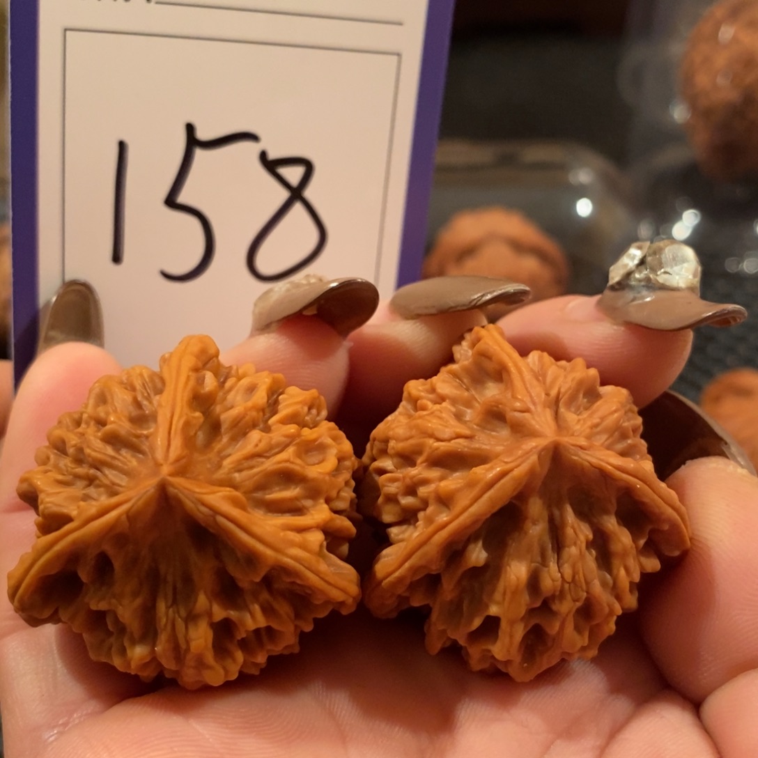 吊坠文玩核桃158秦闷三棱全品36尺