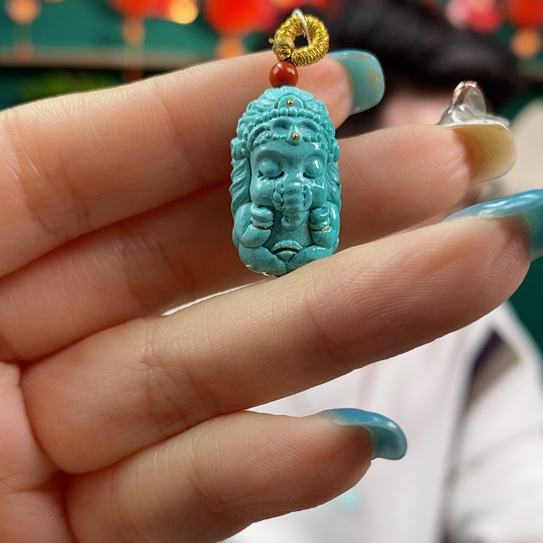 绿松石珠宝奇石未镶嵌