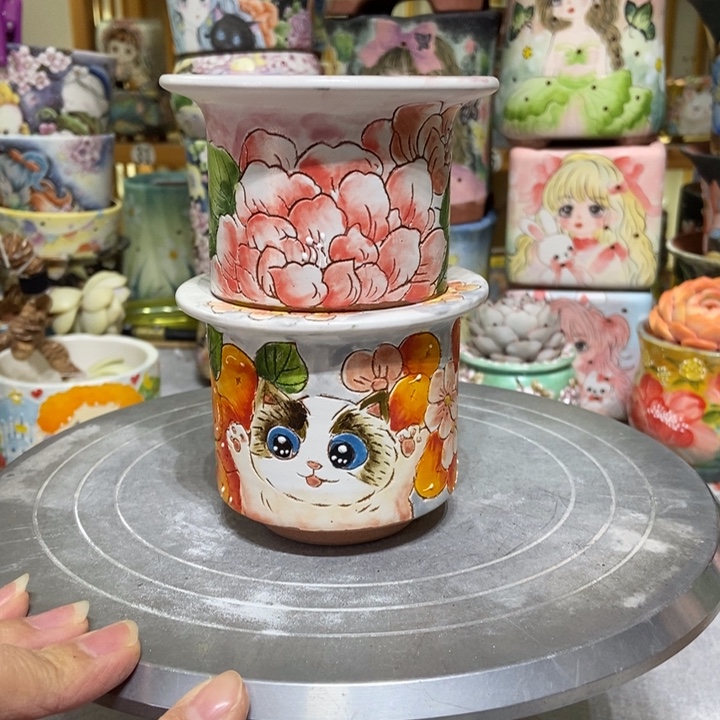景德镇艺术手绘作品