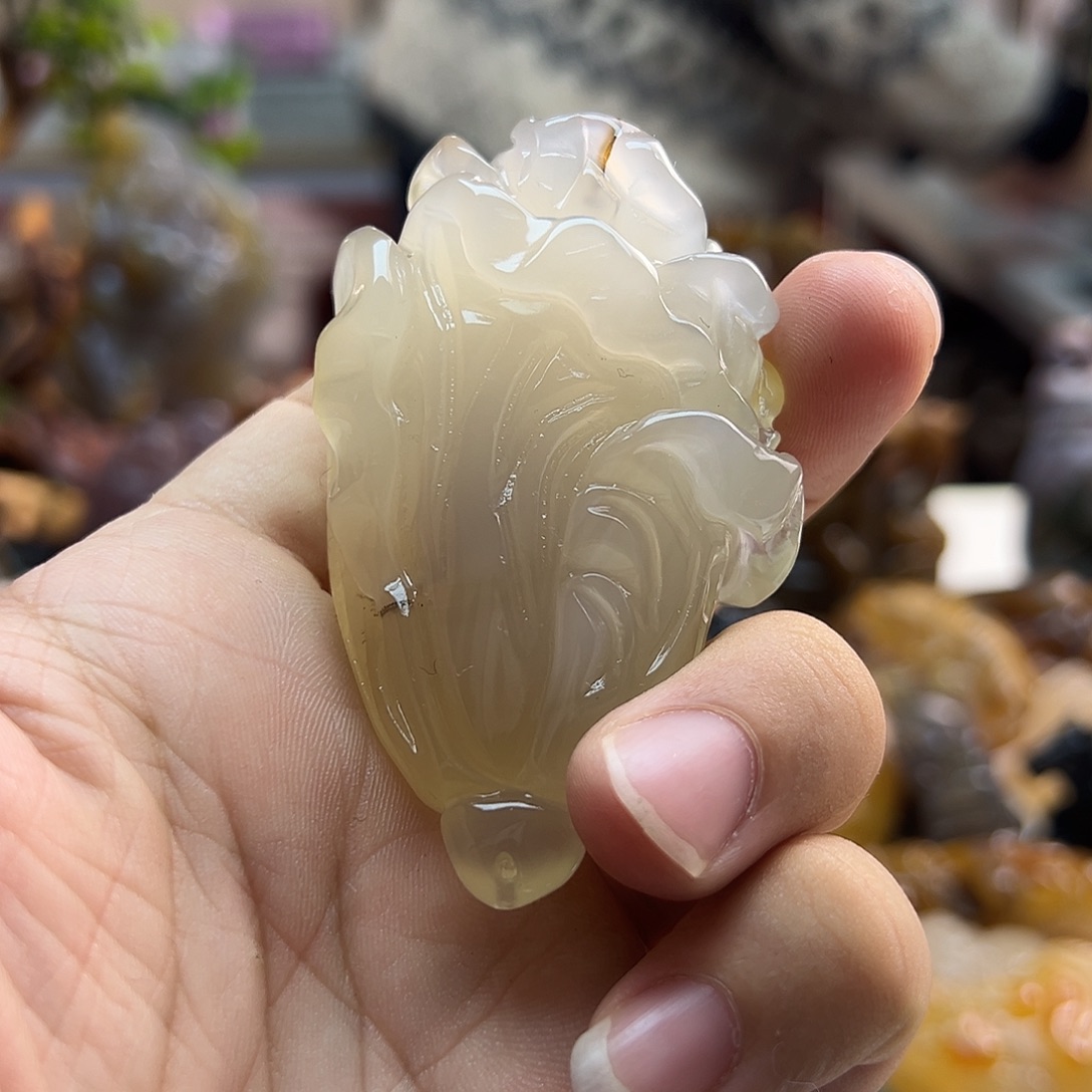 玛瑙/玉髓未镶嵌吊坠(不含链)