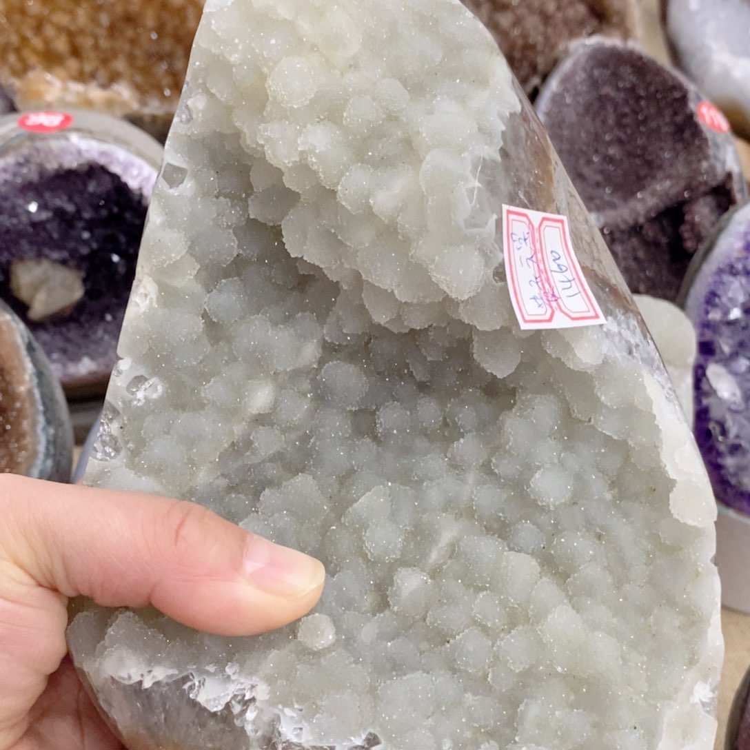 水晶天然水晶摆件爱心未镶嵌可**满