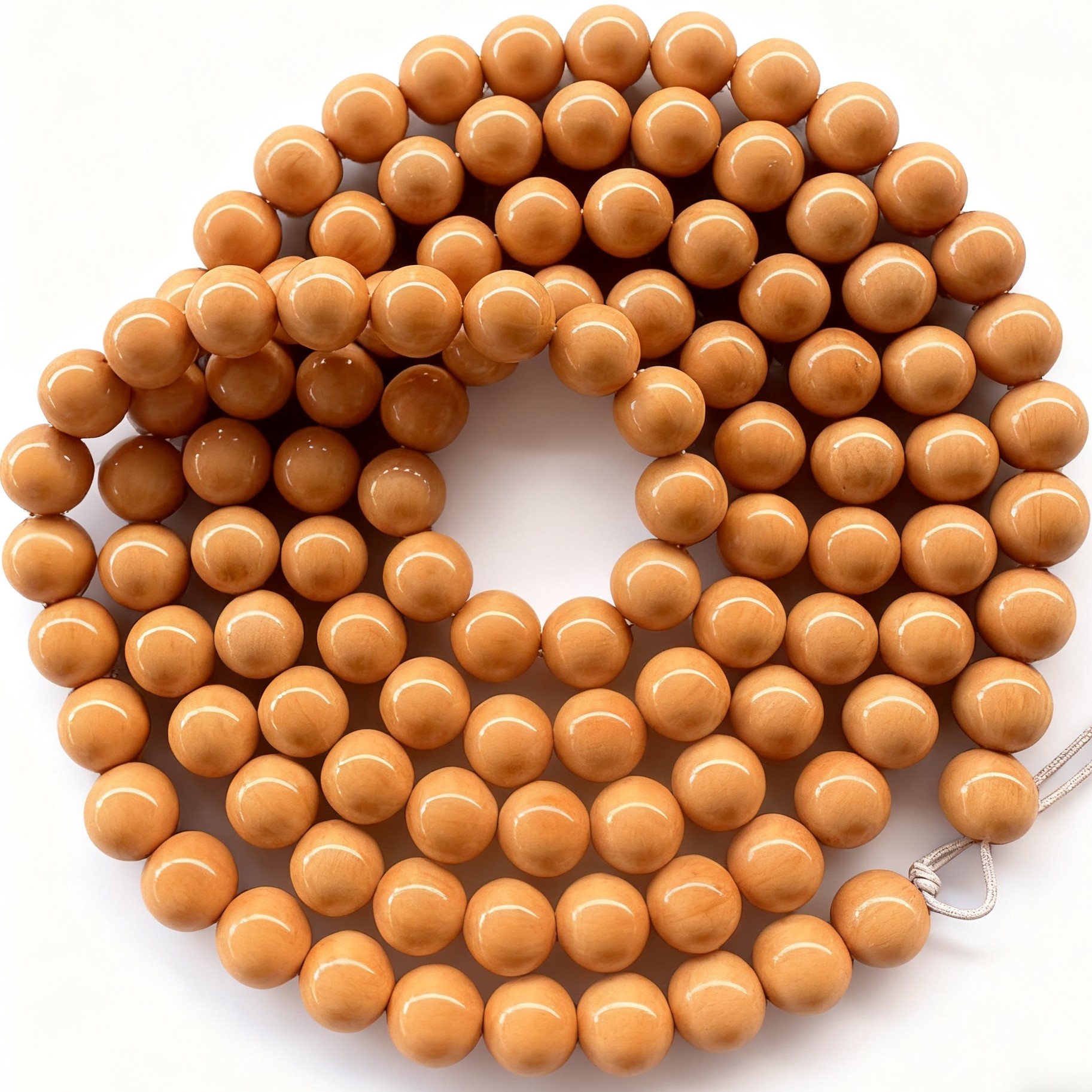 【核之缘】野生猴头光珠脖挂108毕业级野生文玩手串