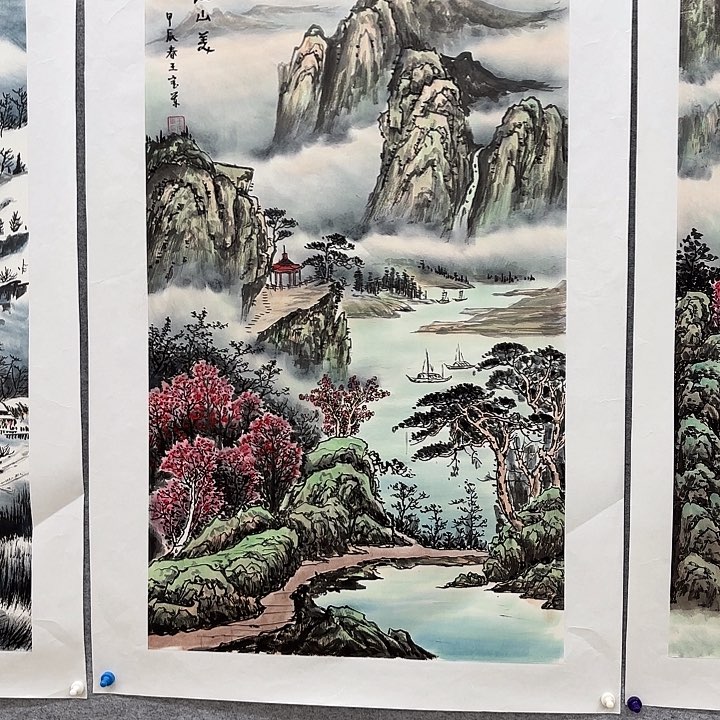 国画一**虫花鸟的翅膀和羽毛的羽毛