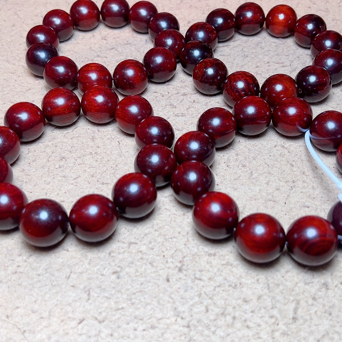 手串/手链小叶紫檀2.0黑飘红高油密金星