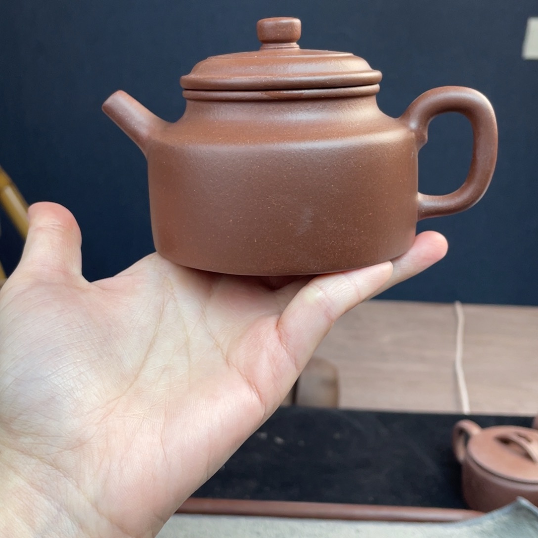 紫砂茶壶全手工底槽清德钟220cc