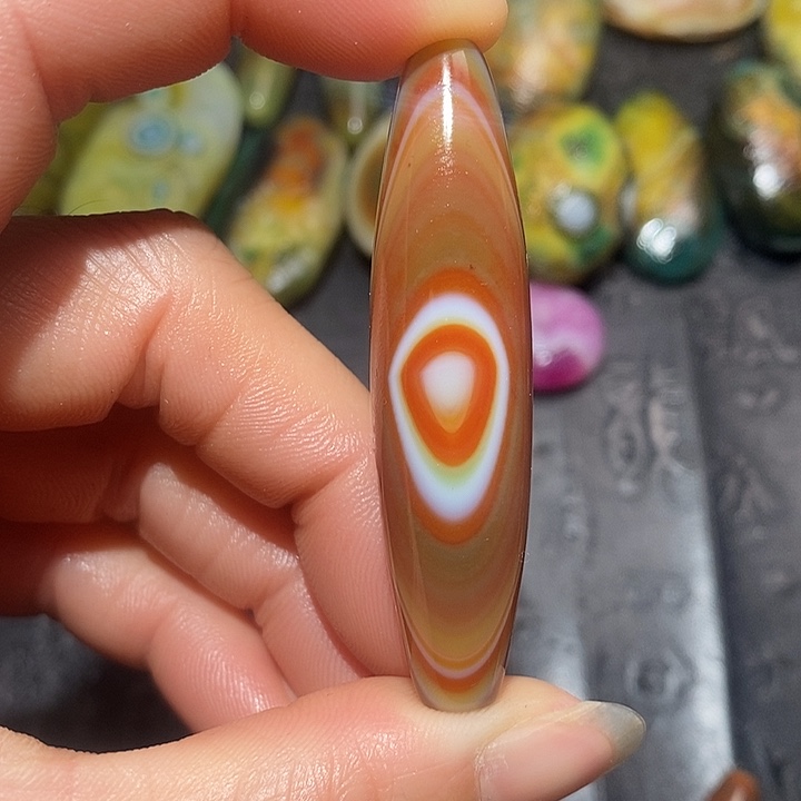 玛瑙/玉髓合金颈饰