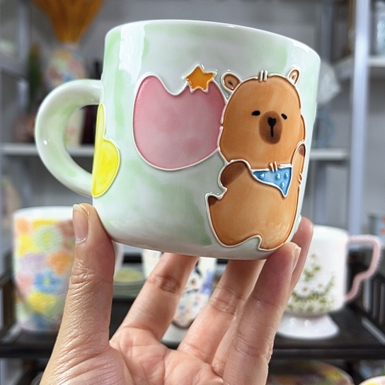 手绘高温釉下彩陶瓷