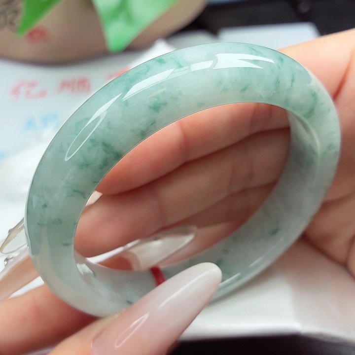 未镶嵌手镯翡翠56-57圈口