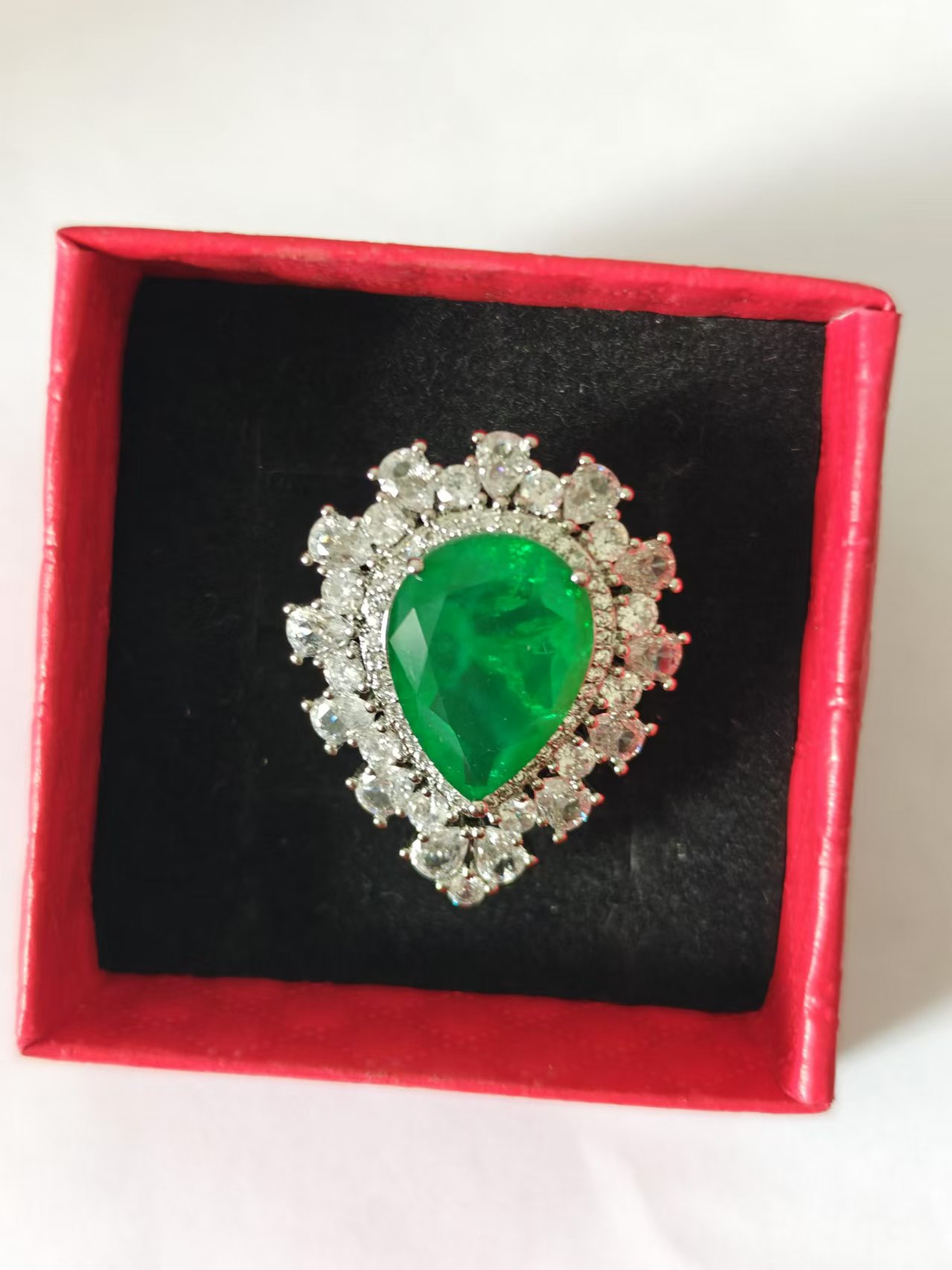 非金属珐琅戒指 小众设计简单经典戒指HT12702