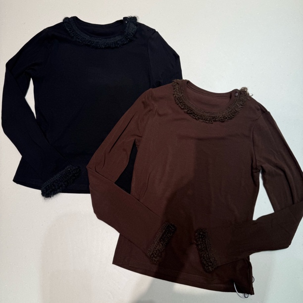 5931《晚晚推荐》新中式百搭新款红人同款打底长袖上衣