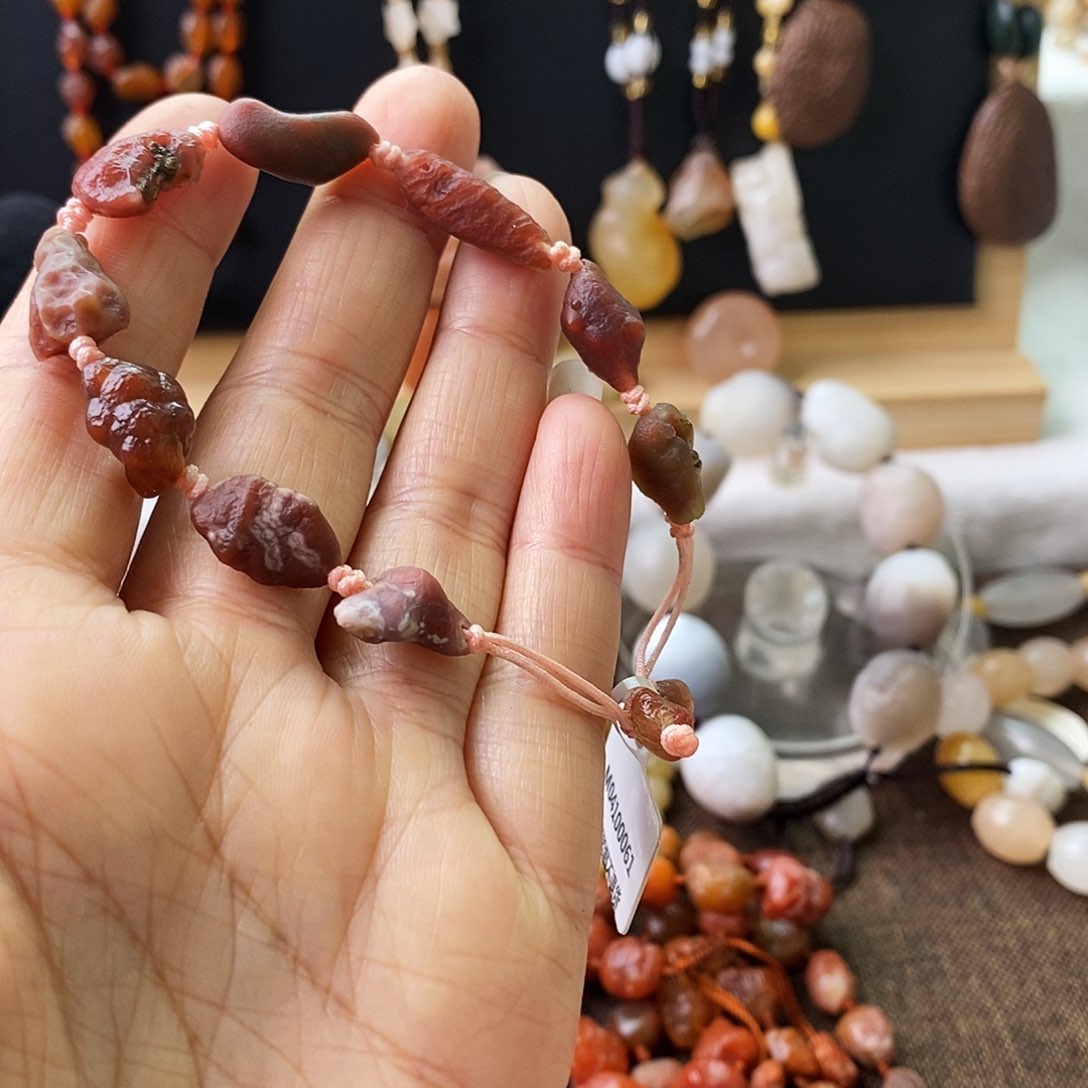 玛瑙/玉髓合金珠宝半成品