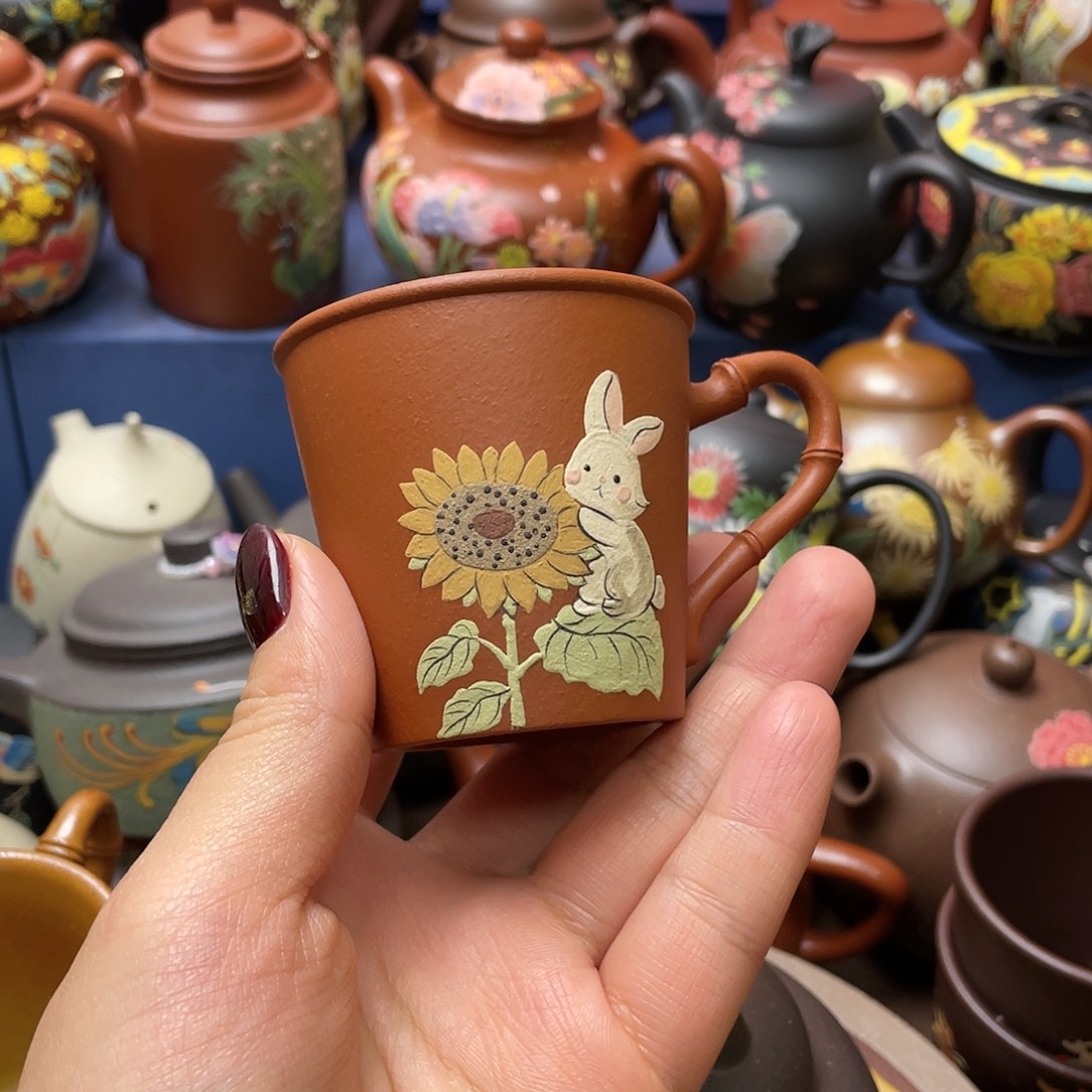 紫砂茶杯紫砂主人杯80cc