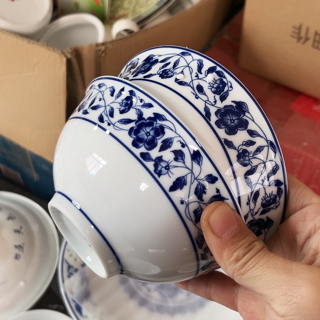 碗5寸碗两个陶瓷陶瓷陶瓷