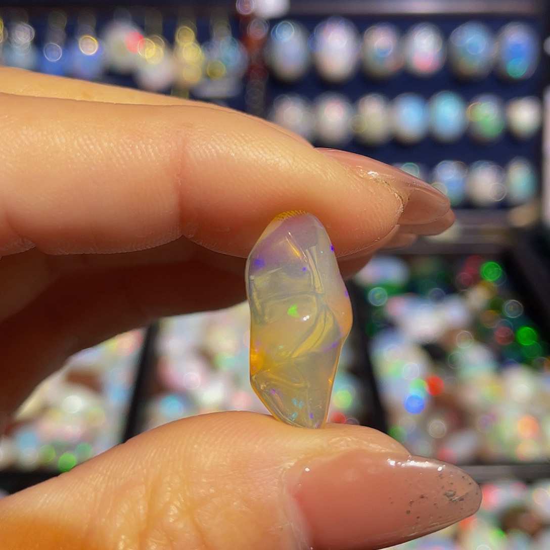 欧泊欧泊裸石银S925镶嵌取***两