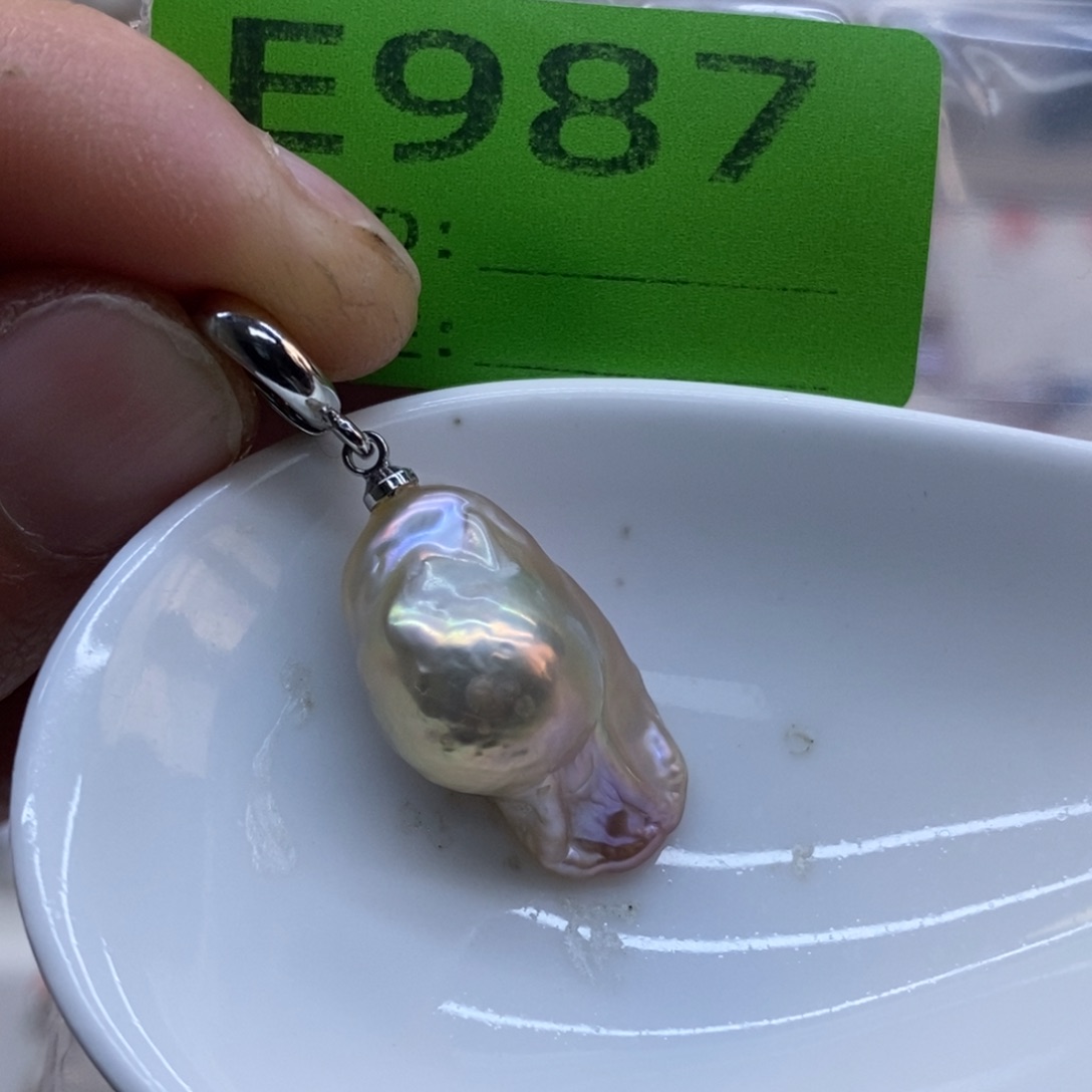 未镶嵌淡水珍珠美丽哦哦哦