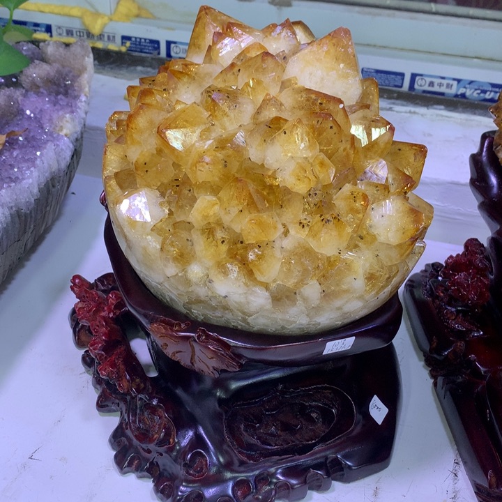 黄晶大型摆件（非配饰）未镶嵌无t