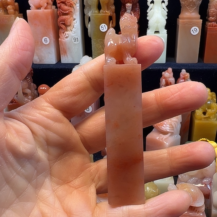 寿山石印石寿山石手工雕刻