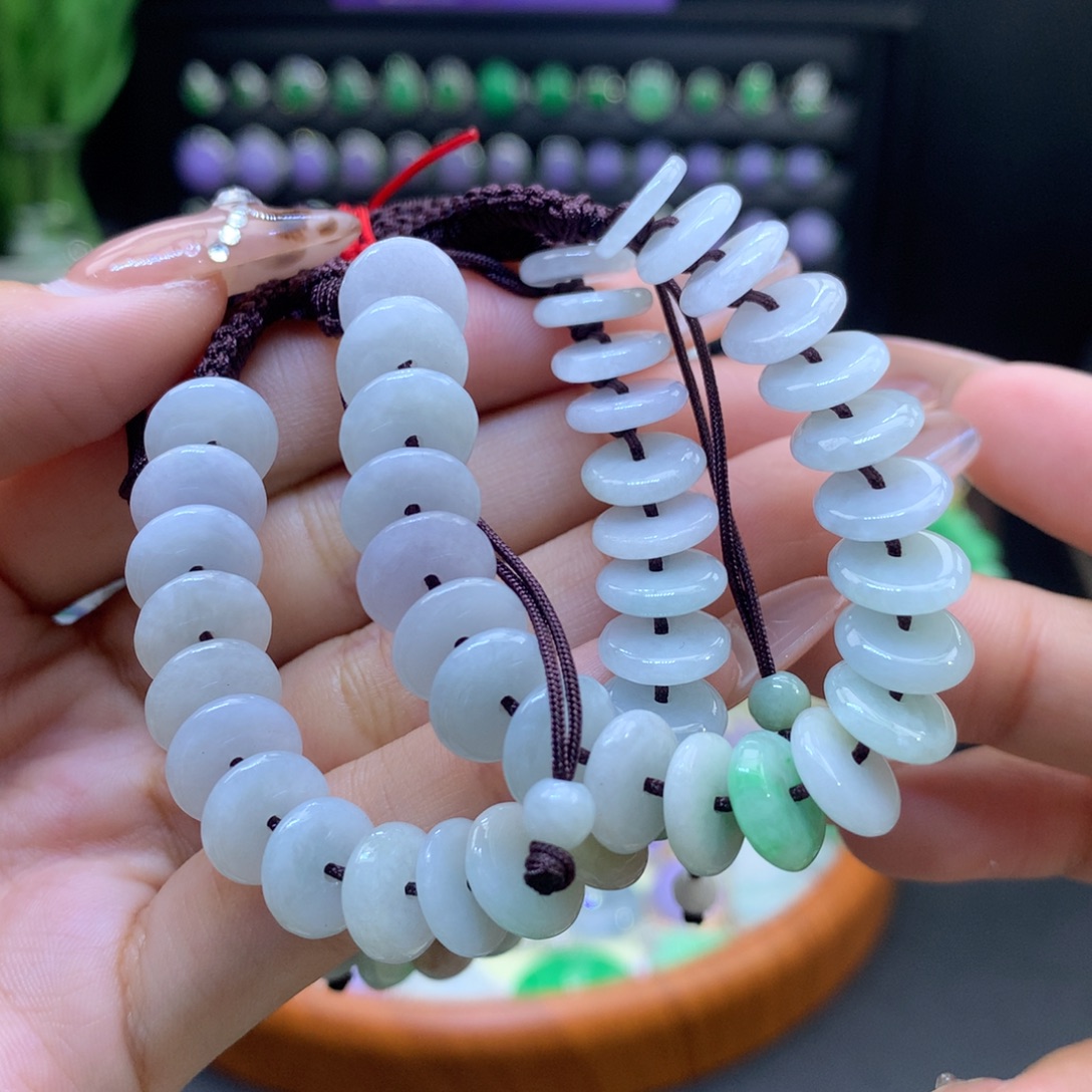 翡翠未镶嵌颈饰天然