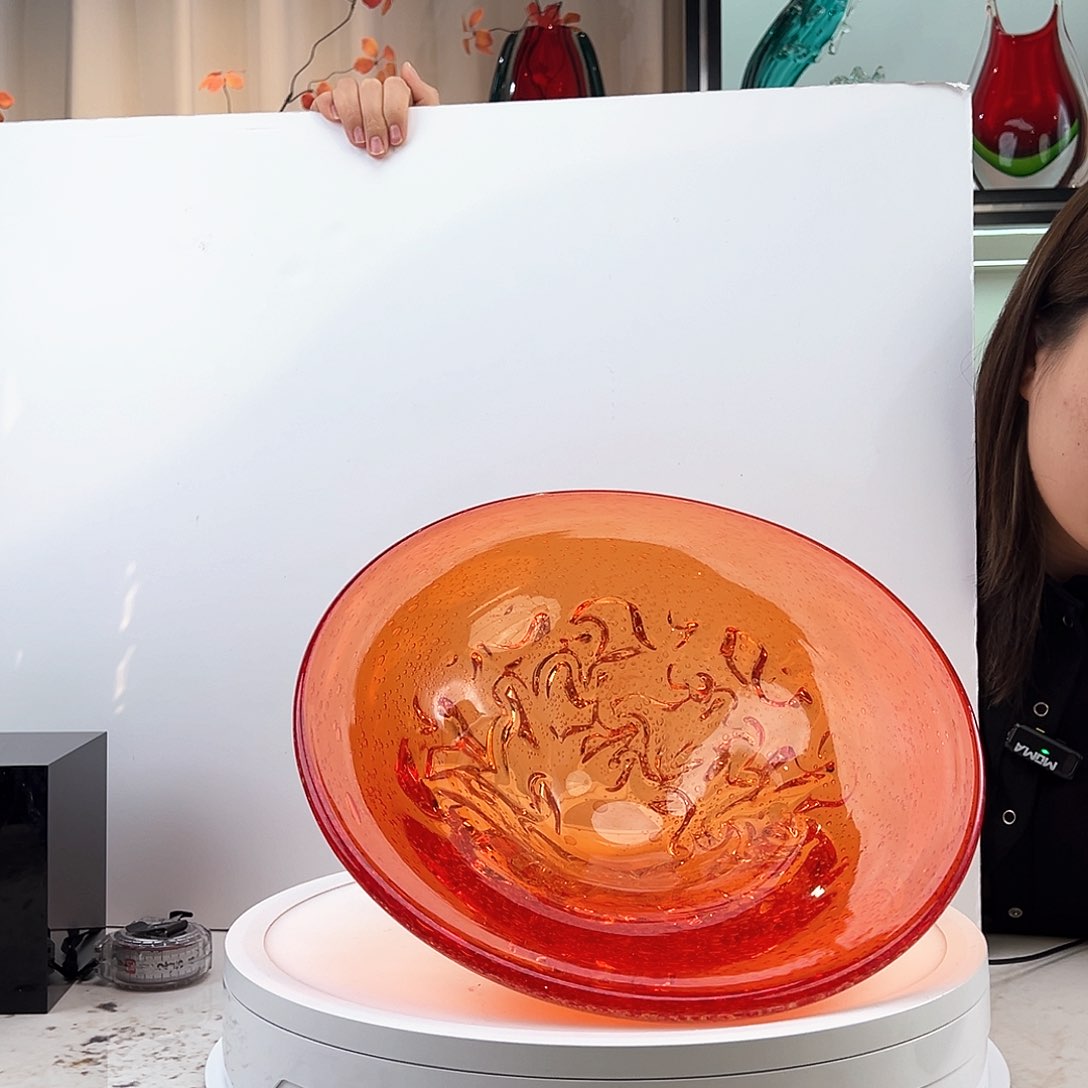 茶盏琉璃水晶果碗