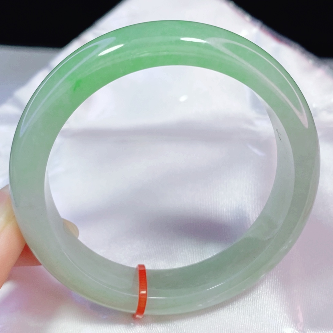 未镶嵌手镯翡翠53正圈