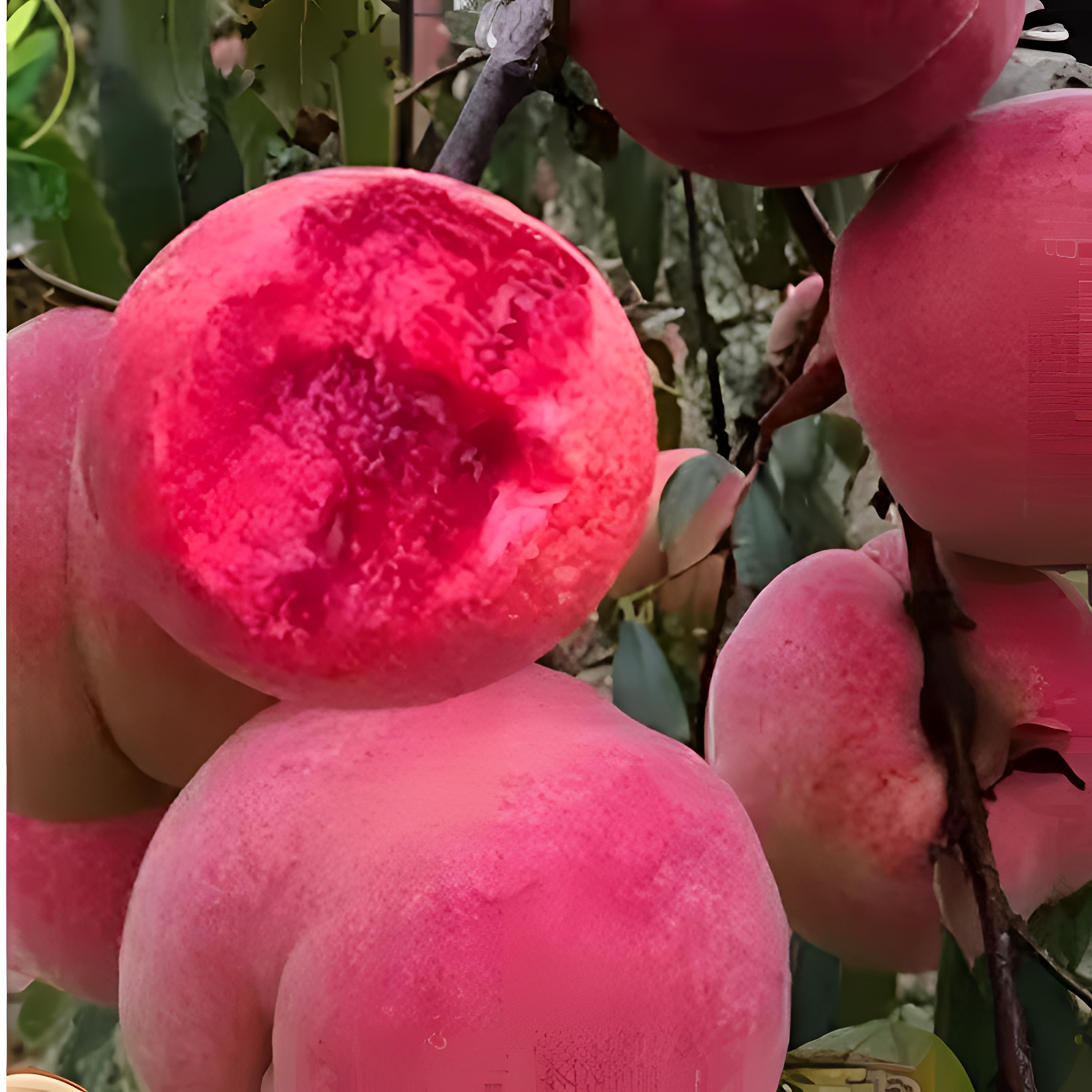 血桃树果苗嫁接特大晚熟冬桃苗黄桃树苗南北方种地载水蜜桃树果树