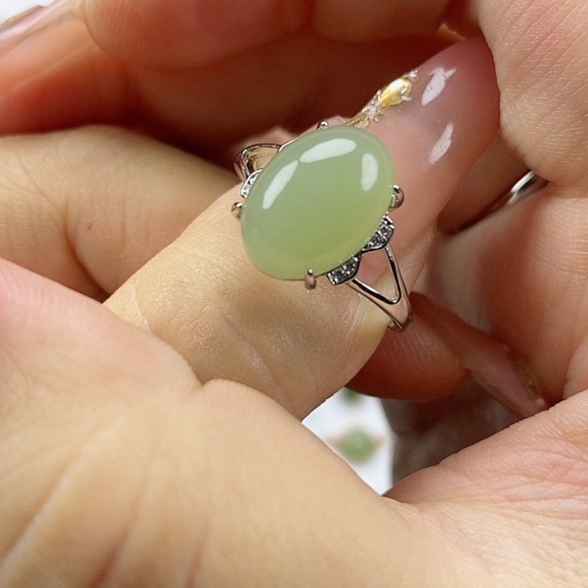 【闪购商品】和田玉纯天然和田玉和田玉戒指未镶嵌