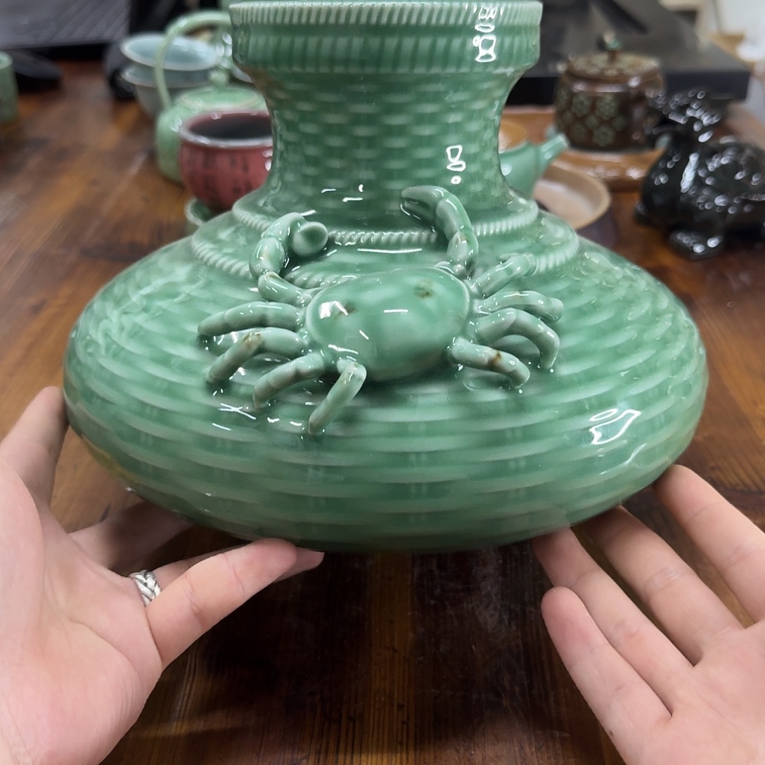 横***树小仲青瓷茶器微瑕7240