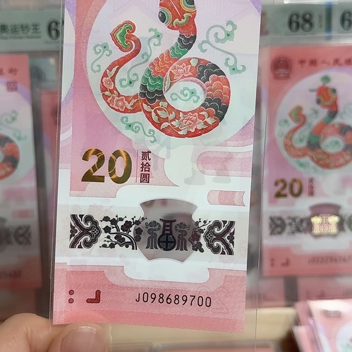 塑料小蛇钞号码098689700