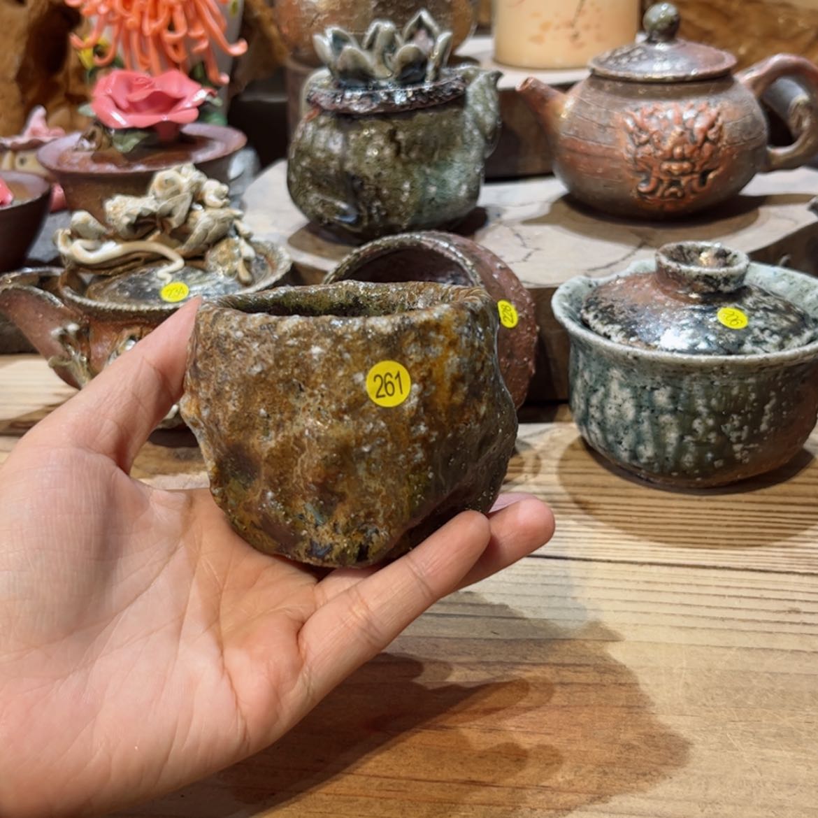 【闪购商品】柴烧茶具手工茶杯261