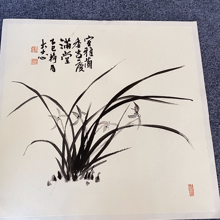 国画纯手绘写意画作50*50