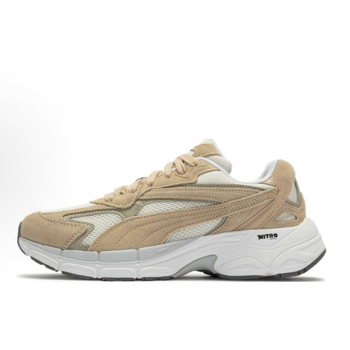 PUMA彪马 网布皮革运动 低帮 生活休闲鞋 男女同款 棕色388774-02