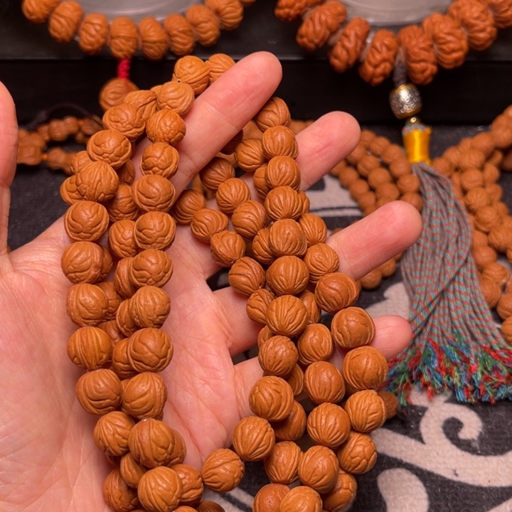 桃核手串龙纹桃核