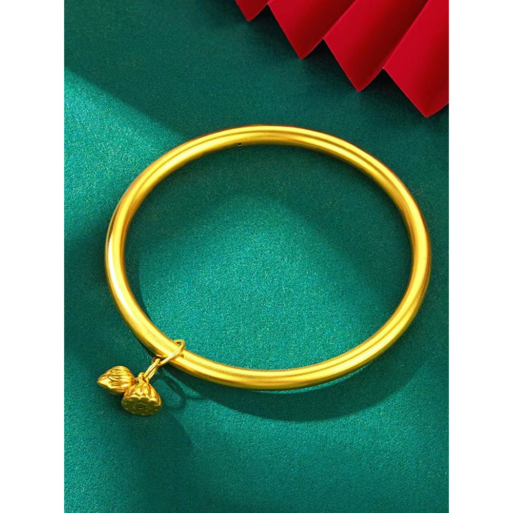 【老板娘珠宝专享】足金999 8 古法两世欢手圈 配件