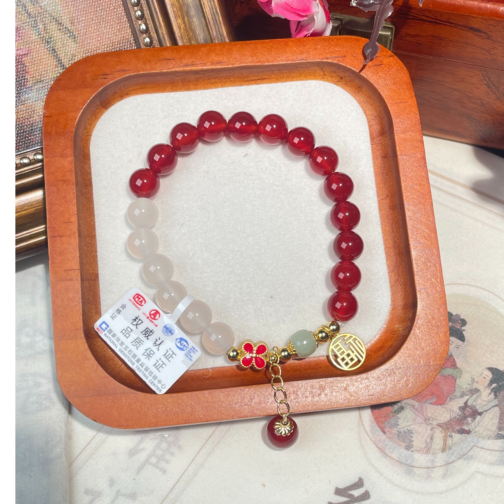 （原创设计）玛瑙8mm手串手链——SC045